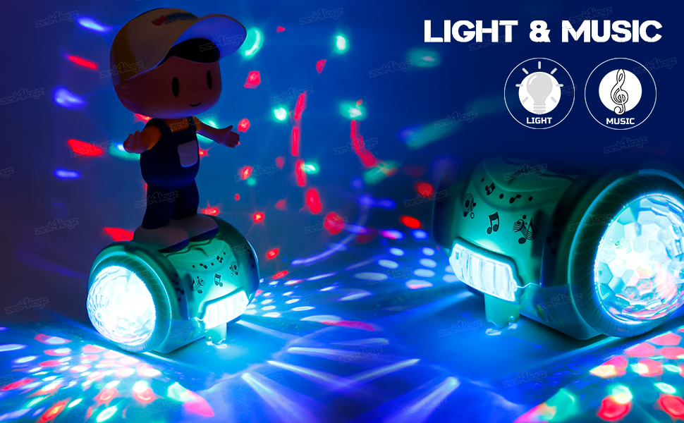 Musical toy battery opreated Dancing boy light and music sound toy  