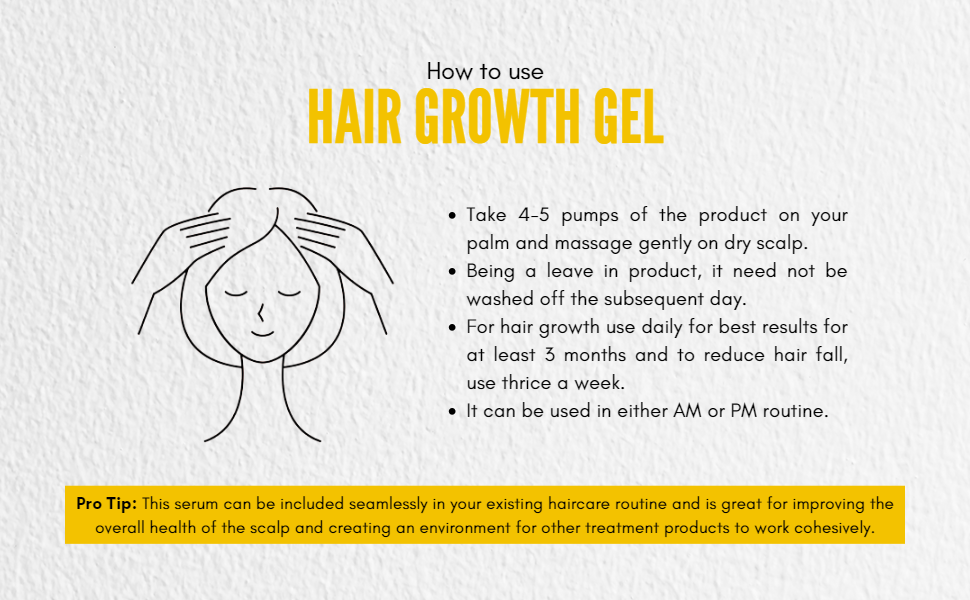 Hair growth gel