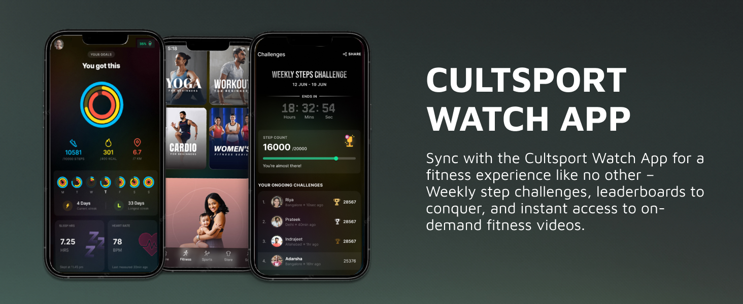 Cultsport Watch App