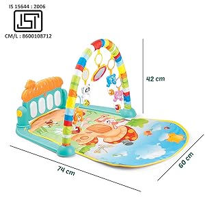 piano play mat gym