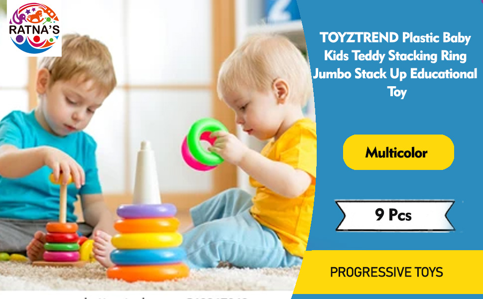 TOYZTREND ,Plastic Baby Kids Teddy ,Stacking Ring  SPN-MX9E8