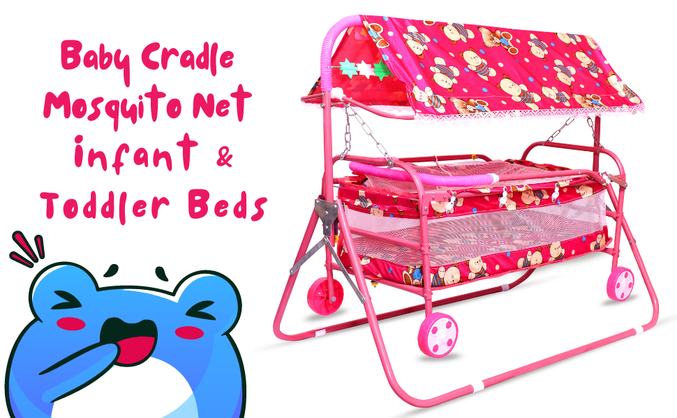Baby Cradle Mosquito Net Jhula Palna Stroller Infant & Toddler Beds Baby Sleep Baby Bedding Cradle
