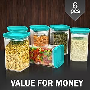 storage containers , kitchen airtight, 1kg jars for kitchen storage, kitchen container set 1kg